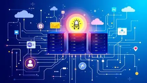 Modern digital illustration servers circuit ai open source collaboration cost saving