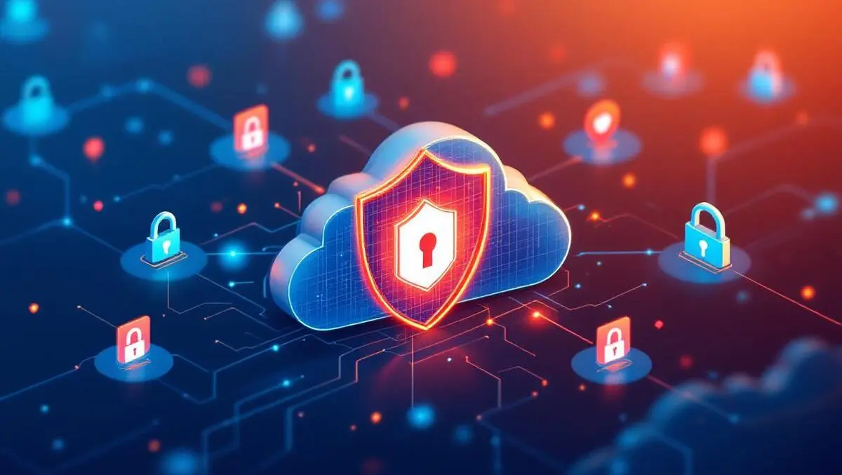 Secure cloud with digital shields and interconnected servers for protection