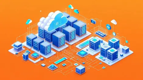 Modern data center servers cooling silicon chips ai cloud computing tech