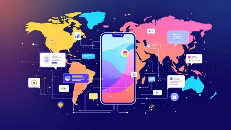 Global ai mobile ad platform smartphone maps data lines