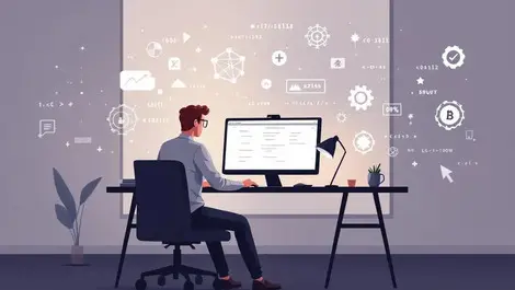 Candidate aptitude test modern office logic algorithms data ui