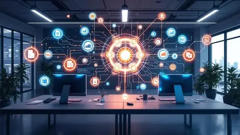 Ai agents automating enterprise workflows control room network hub